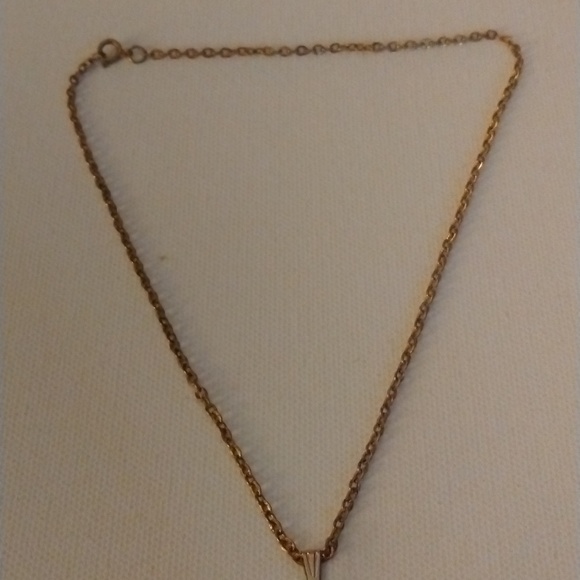 Black and gold pendant necklace - Picture 3 of 3